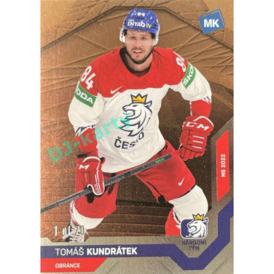 2021/22 MK reprezentace #041 Tomáš Kundrátek MS Bronze 1 of 70