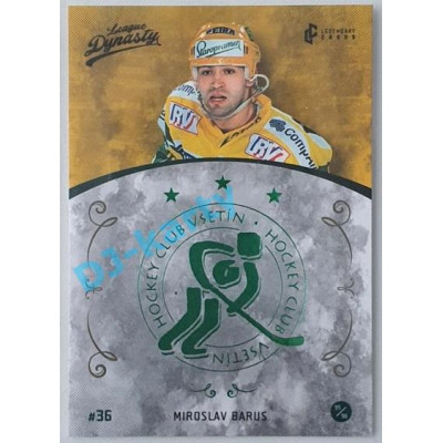 2021 Legendary Cards League Dynasty Vsetín Miroslav Barus #41