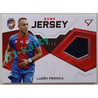2021/22 Sportzoo Fortuna Liga 2. série #GJ-LP Luděk Pernica GAME JERSEY 69/99