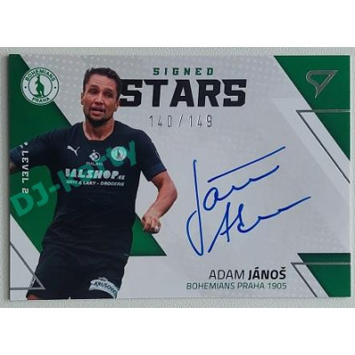 2022/23 Sportzoo Fortuna Liga 2. série #SL2-AJ Adam Jánoš Signed Stars Level 2 xx/149