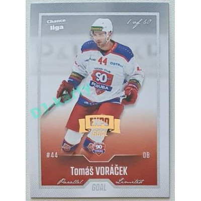 2022/23 Goal Cards Chance Liga 2. série #361 Tomáš Voráček Expo Silver 1 of 3