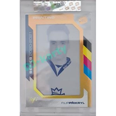 2023 MK The Gamers #PP-FP Filip Přikryl 2021 Printing Plate 1/1 Cyan