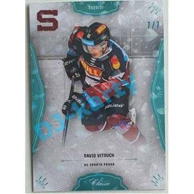 2020/21 OFS 2. série David Vitouch #370 7/7 Blue Aquadropp