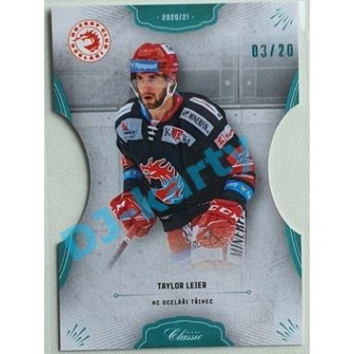 2020/21 OFS 2. série Taylor Leier #299 03/20 Blue Cut