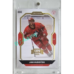 2023/24 Goal cards Chance Liga 2. série #325 Jan Hudeček Expo Gold 1of7