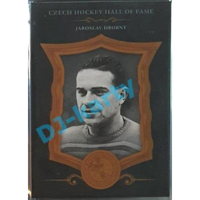 2020 OFS Síň slávy českého hokeje Jaroslav Drobný #SSCH-052 07/25 Black Cut