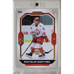 2023/24 Goal cards Chance Liga 2. série #326 Rostislav Martynek Expo Gold 1of7