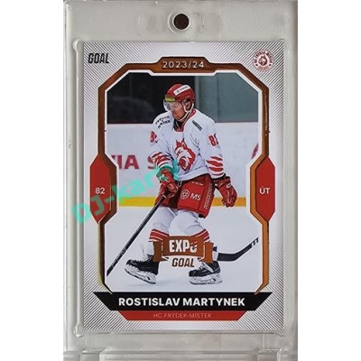 2023/24 Goal cards Chance Liga 2. série #326 Rostislav Martynek Expo Gold 1of7