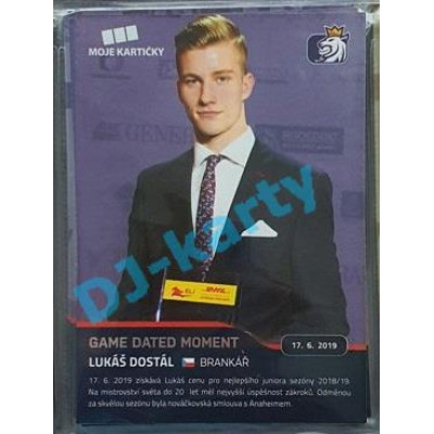 2020 MK reprezentace Lukáš Dostál GDM #92 Blue Promo