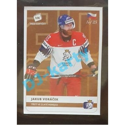 2020 MK Stick Jakub Voráček Třetí ve Zlaté hokejce #03 1 of 25 Bronze