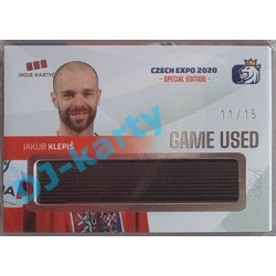 2020 MK reprezentace Jakub Klepiš #8 11/15 Game Used Czech Expo