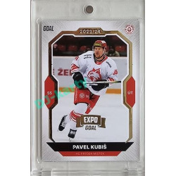 2023/24 Goal cards Chance Liga 2. série #327 Pavel Kubiš Expo Gold 1of7