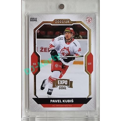 2023/24 Goal cards Chance Liga 2. série #327 Pavel Kubiš Expo Gold 1of7