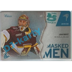 2019/20 OFS Chance liga Jan Brož #MM-JBR xx/15 Masked Men Expo Pard.