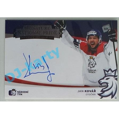 2021 MK reprezentace Jan Kovář #NPS-JK 44/44 National Pride Signatures