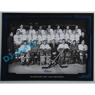 2021/22 OFS The Final Series Olympijské hry 1968 Grenoble #HCNT-24 3/9 History of Czech National Teams