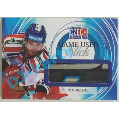 2017/18 MK reprezentace Petr Koukal #GUPK Game Used Memorabilia PROMO