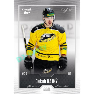 2022/23 Goal Cards Chance Liga Update #427 Jakub Hajný Silver 1 of 60