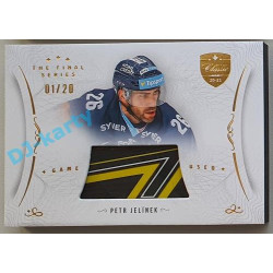 2021/22 OFS The Final Series Petr Jelínek #STI-JEP 01/20 Game Used Stick Gold