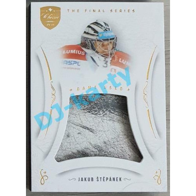 2021/22 OFS The Final Series Jakub Štěpánek #MEM-AS Game Used Gold PROMO