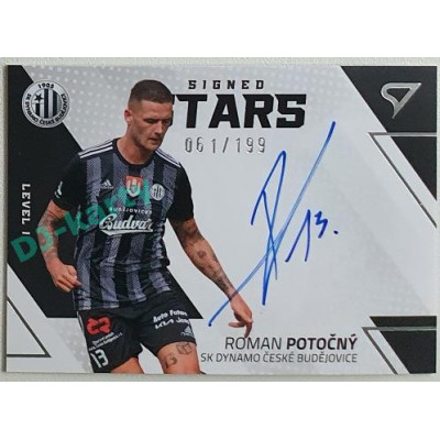 2022/23 Sportzoo Fortuna Liga 1. série #SL1-RP Roman Potočný Sign STARS level 1 061/199