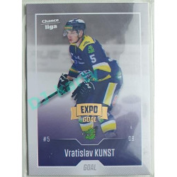 2022/23 Goal Cards Chance Liga 1. série #175 Vratislav Kunst Expo Pardubice