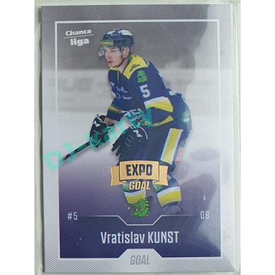 2022/23 Goal Cards Chance Liga 1. série #175 Vratislav Kunst Expo Pardubice