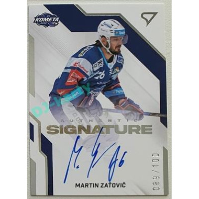 2022/23 Sportzoo ELH 2. série #AS2-ZA Martin Zaťovič Signature level 2 xxx/100