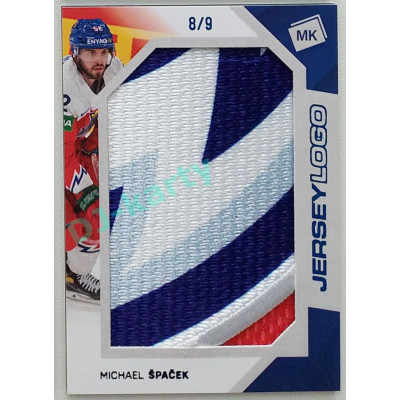 2023 MK reprezentace #JL-18 Michael Špaček Jersey Logo Memorabilia 8/9