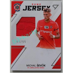 2022/23 Sportzoo Fortuna Liga 2. série #GJ-SE Michal Ševčík Game Jersey 11/99