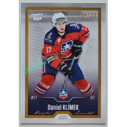 2022/23 Goal Cards Chance Liga Update #442 Daniel Klímek Gold xx/23
