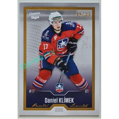 2022/23 Goal Cards Chance Liga Update #442 Daniel Klímek Gold xx/23