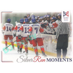 2023/24 Legendary Cards Hlinka Gretzky Cup Young Lions #SRM-42 I přes porážku 2:4, Češi postupují dál Silver Run Moments