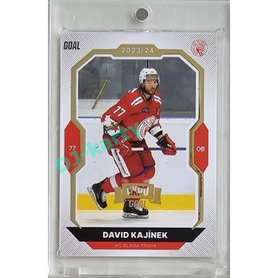 2023/24 Goal cards Chance Liga 2. série #333 David Kajínek Expo Gold 1of7