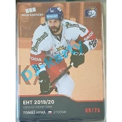 2020 MK reprezentace Tomáš Hyka EHT #11 09/25 Red