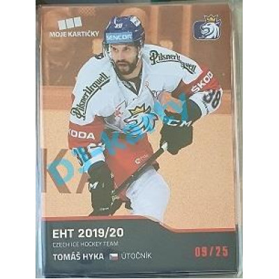 2020 MK reprezentace Tomáš Hyka EHT #11 09/25 Red