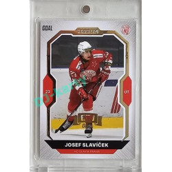 2023/24 Goal cards Chance Liga 2. série #336 Josef Slavíček Expo Gold 1of7