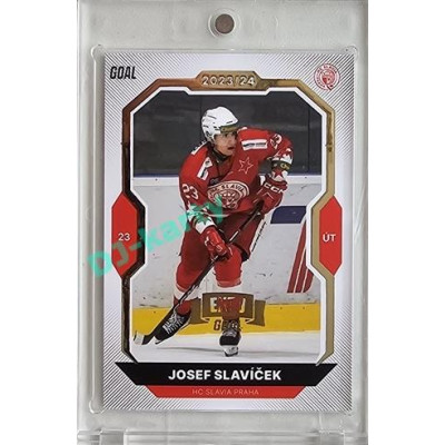 2023/24 Goal cards Chance Liga 2. série #336 Josef Slavíček Expo Gold 1of7