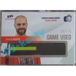 2020 MK reprezentace Jakub Klepiš #8 05/15 Game Used Czech Expo