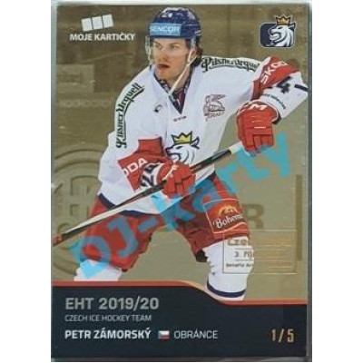 2020 MK reprezentace Petr Zámorský #41 1/5 Gold Czech Expo