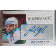 2018/19 OFS Matic Podlipnik #AS-39 11/29 Authentic Signature Silver