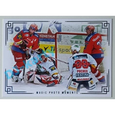 2021/22 OFS The Final Series R. Duda/ J. Lašák/ P. Pucher/ I. Huml #MPM-047 11/35 Magic Photo Moments Blue