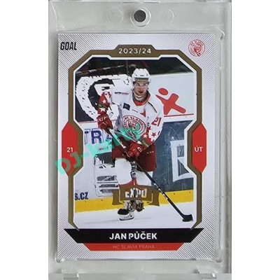 2023/24 Goal cards Chance Liga 2. série #340 Jan Půček Expo Gold 1of7