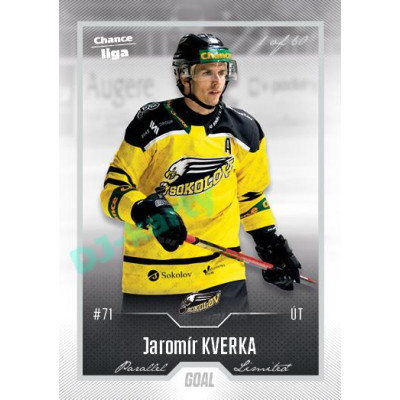 2022/23 Goal Cards Chance Liga 1. série #042 Jaromír Kverka Silver 1 of 60