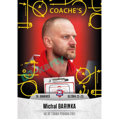 2022/23 Goal Cards Chance Liga 2. série #42 Michal Barinka Coach´s
