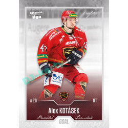2022/23 Goal Cards Chance Liga Update #432 Alex Kotásek Silver 1 of 60