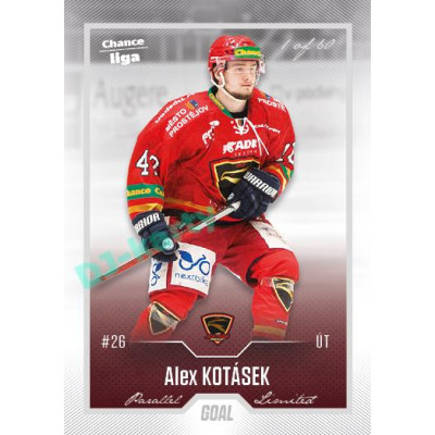 2022/23 Goal Cards Chance Liga Update #432 Alex Kotásek Silver 1 of 60