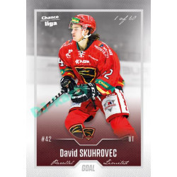 2022/23 Goal Cards Chance Liga Update #434 David Skuhrovec Silver 1 of 60