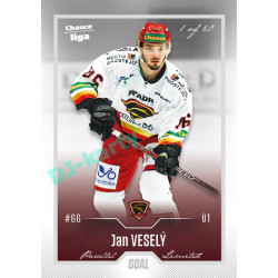 2022/23 Goal Cards Chance Liga Update #435 Jan Veselý Silver 1 of 60