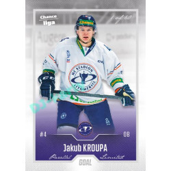 2022/23 Goal Cards Chance Liga Update #437 Jakub Kroupa Silver 1 of 60